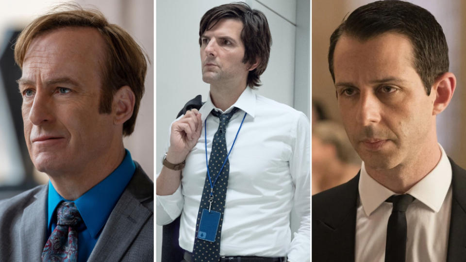 2022 Emmys Predictions - Lead Actor Drama - Bob Odenkirk, Adam Scott, Jeremy Strong