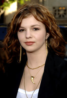 Amber Tamblyn at the Hollywood premiere of Warner Bros. Pictures' Batman Begins