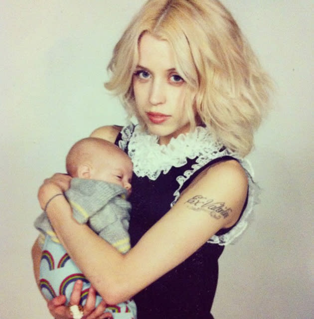 Celebrity photos: Peaches Geldof has posted numerous photos of her gorgeous son Astala since he was born a month ago, but this week they posed for their first professional portrait – and here’s the result.