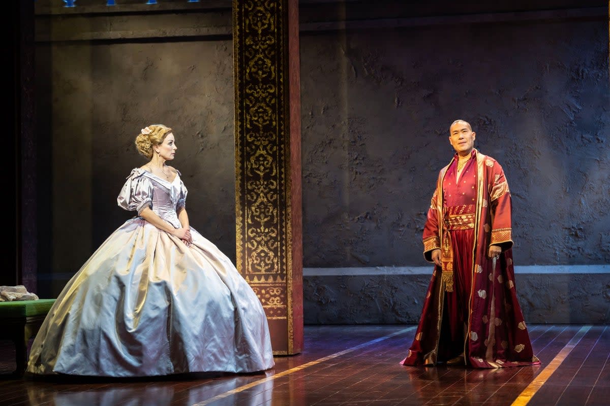 Helen George and Darren Lee in The King and I (Johan Persson)