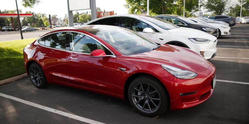 Tesla cars vehicles