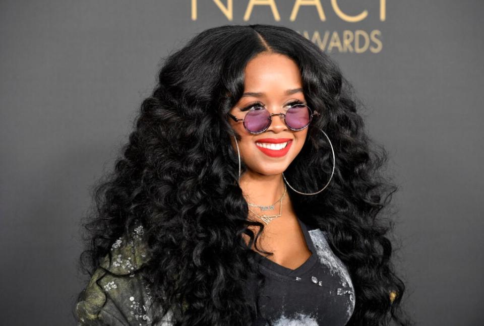 H.E.R. attends the 51st NAACP Image Awards at Pasadena Civic Auditorium on Feb. 22, 2020 in Pasadena, California. (Photo by Frazer Harrison/Getty Images)