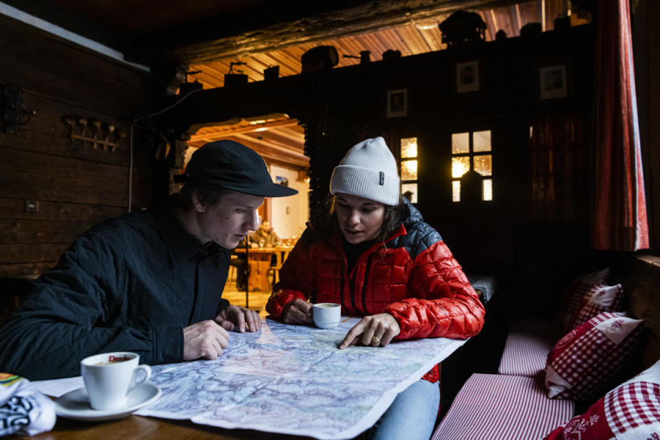 Route planning in Arolla, Switzerland.<p>Photo: Mattias Fredriksson</p>