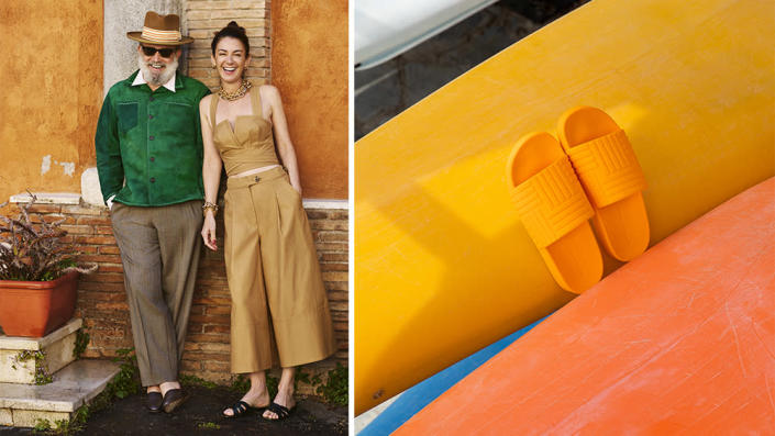 Rabensteiner &amp; Sci&#xf2; in Rome; Bottega Veneta slides (0). - Credit: Matches