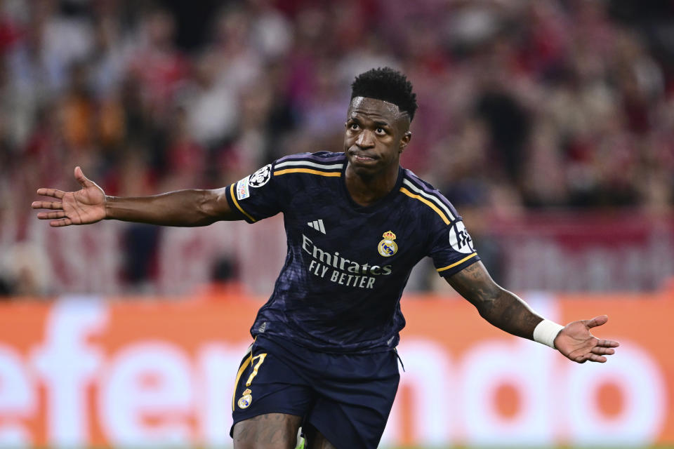 Vinícius Júnior leads Real Madrid to 22 draw at Bayern Munich in