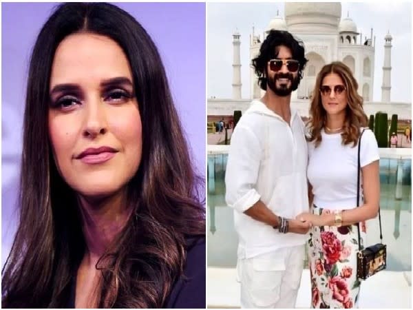 Neha Dhupia, Vidyut Jamwal, Nandita Mahtani (L to R) (Image source: Instagram)