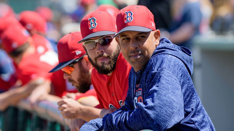 Alex Cora is the Red Sox manager after winning a World Series with the Astros. (AP)