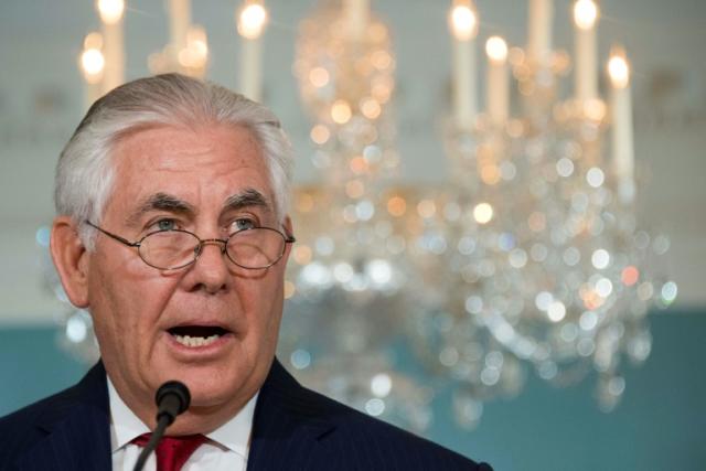 Watch Porn Image Tillerson denies considered resigning from Trump admin