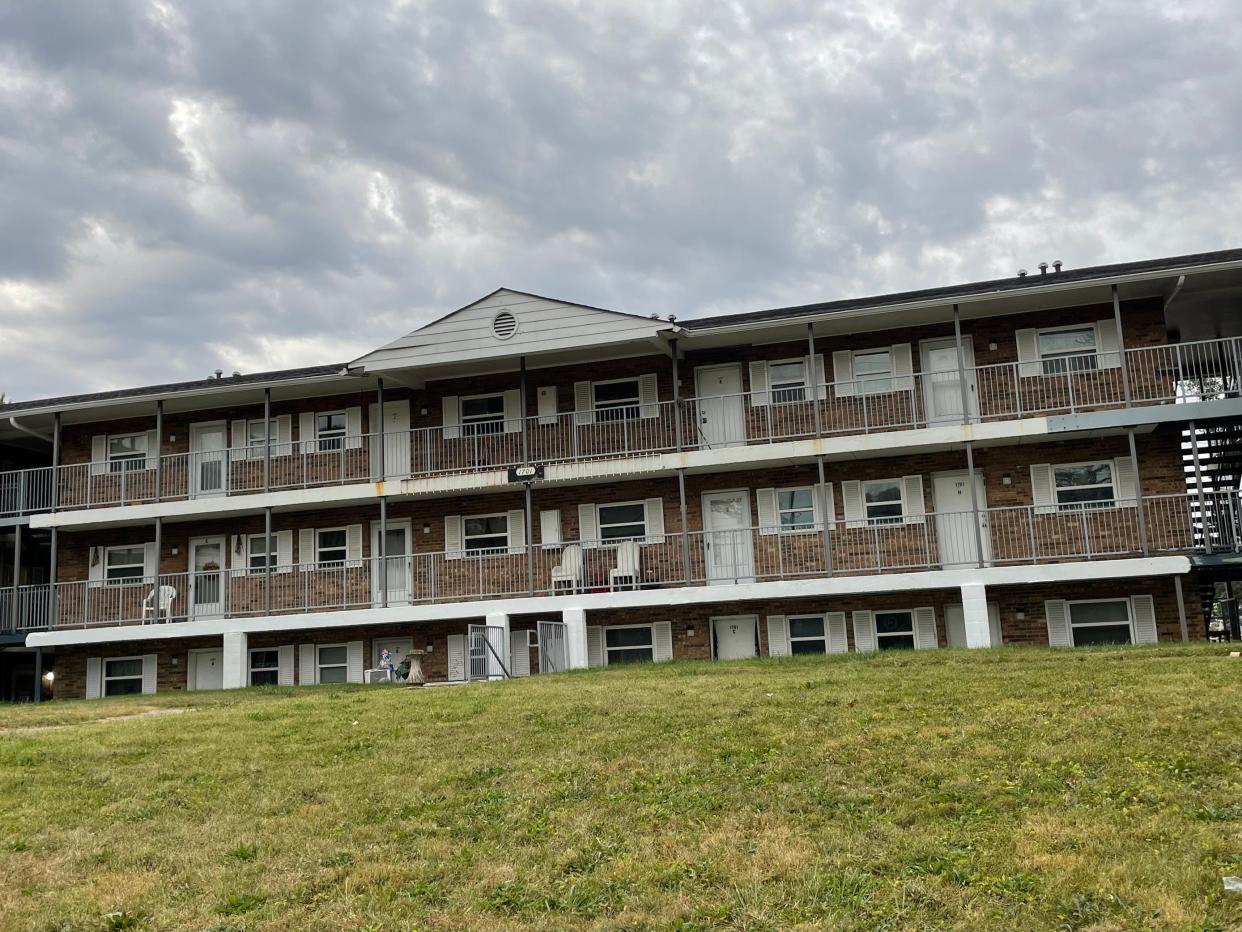 A man remains hospitalized after being shot Wednesday night by a Columbus police officer at an apartment building on the 1600 block of Sullivan Avenue in the Hilltop neighborhood.