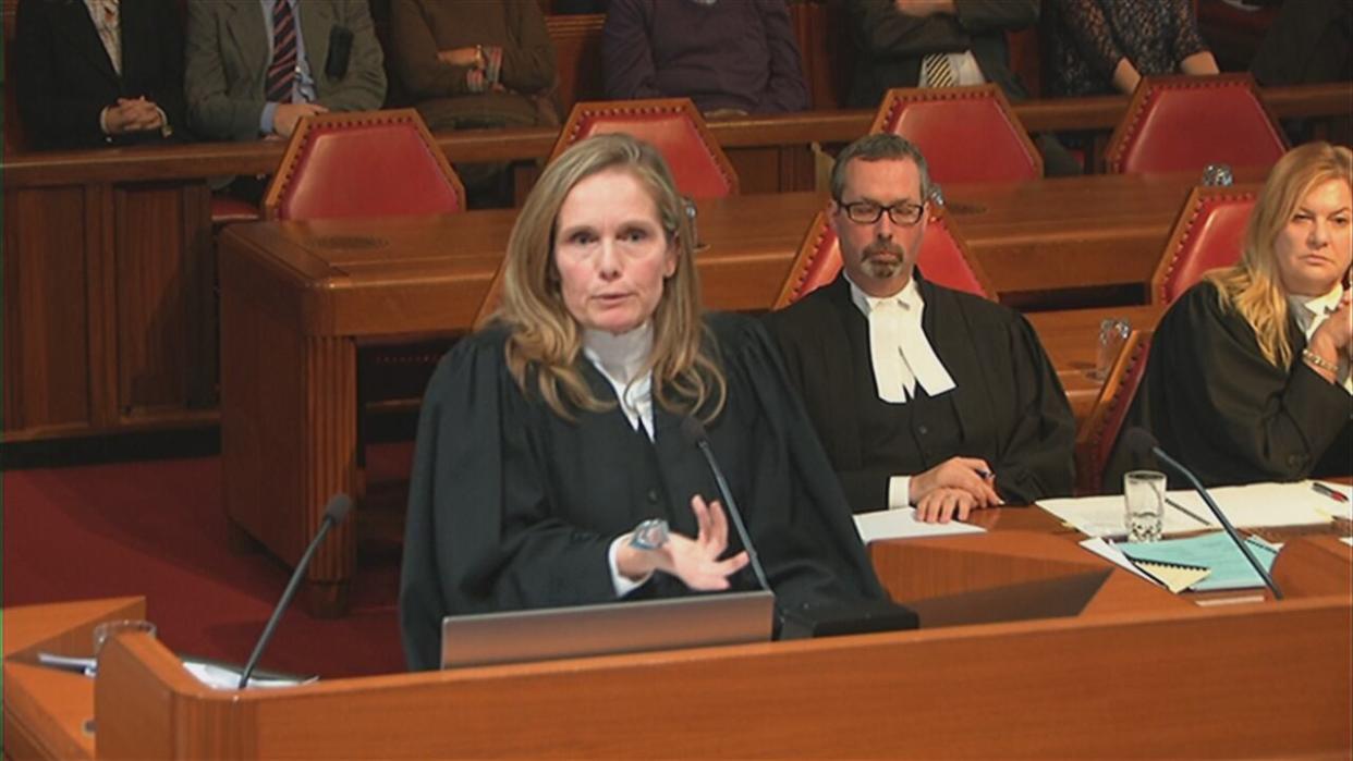Kathryn Gregory was a senior New Brunswick Crown prosecutor prior to being appointed a judge in 2020. She handled major criminal appeals, including opposition to Dennis Oland's appeal in 2016 at the Supreme Court of Canada that he be granted bail prior to a second trial on a charge of murder in his father's death. (Supreme Court of Canada - image credit)