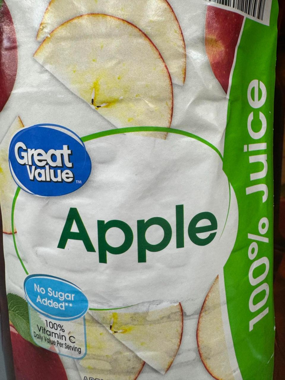 Recall issued for Walmart's Great Value apple juice from Florida