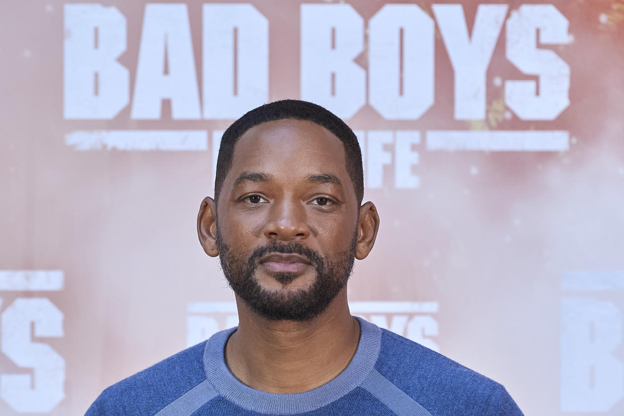 MADRID, SPAIN - JANUARY 08: Actor Will Smith attends 'Bad Boys For Life' photocall at the Villamagna Hotel on January 08, 2020 in Madrid, Spain. (Photo by Carlos Alvarez/Getty Images)