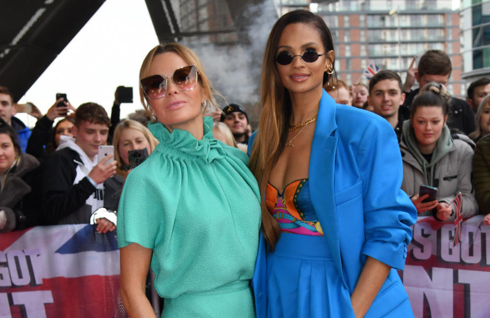 Amanda Holden and Alesha Dixon are negotiating new contracts credit:Bang Showbiz