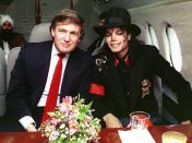 <p>Trump and Michael Jackson in April 1990.<i> (Photo: Donna Connor/FilmMagic)</i> </p>