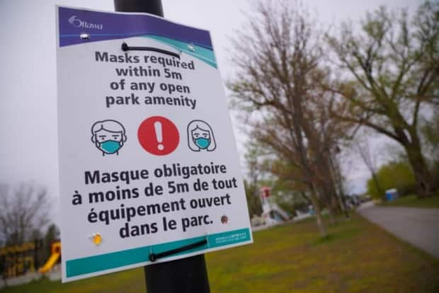 Ottawa has introduced mask rules in city parks during Ontario's spring stay-at-home order.