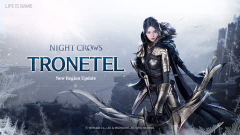 NIGHT CROWS de Wemade actualiza una nueva región “Tronetel” el 28 de mayo (Gráfico: Wemade)