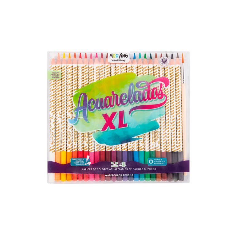 Suaves y plenos de color, estos lápices hacen sentir un artista a todo niño.