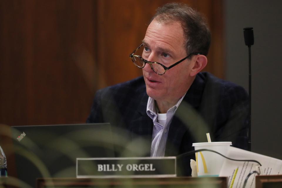 Board Member Billy Orgel during the Shelby County School Board meeting on Tuesday, Jan. 29, 2019. 