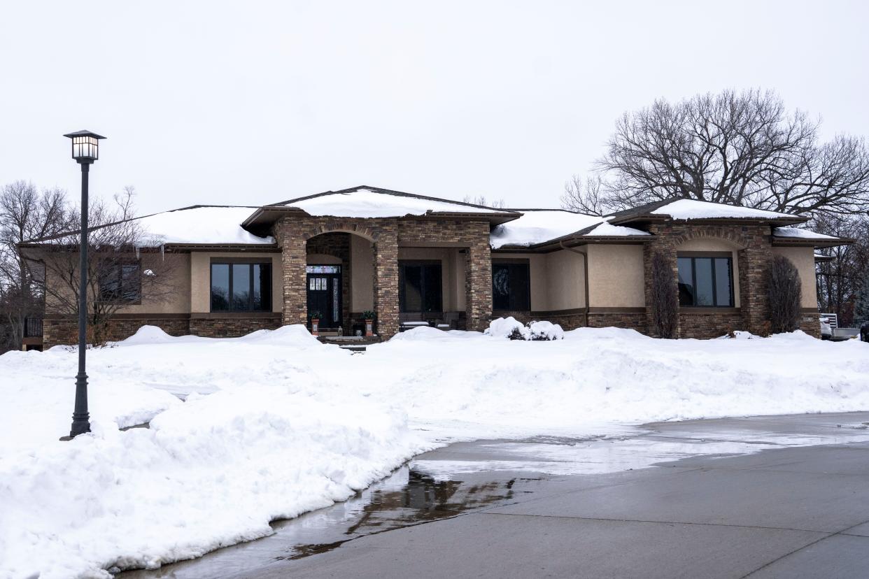 This home on Eagle Drive in Waukee, seen on Tuesday, Jan. 23, 2024, sold for $1.7 million in 2023.