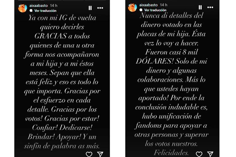 La mamá de Zoe reveló la impactante suma de dinero que gastó en votar para que su hija permanezca en Gran Hermano