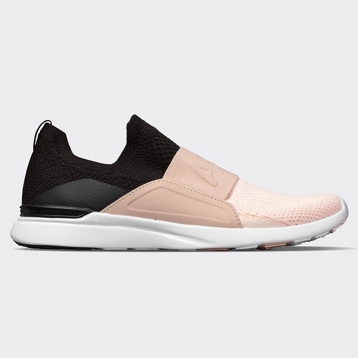 Get the <a href="https://www.athleticpropulsionlabs.com/products/womens-techloom-bliss-black-rose-dust-nude" target="_blank" rel="noopener noreferrer">APL TechLoom Bliss sneakers﻿</a> for $200.