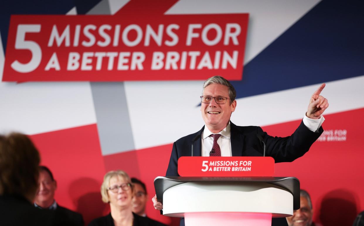 Keir Starmer has refused to rule out increasing capital gains tax - Nathan Stirk/Getty Images