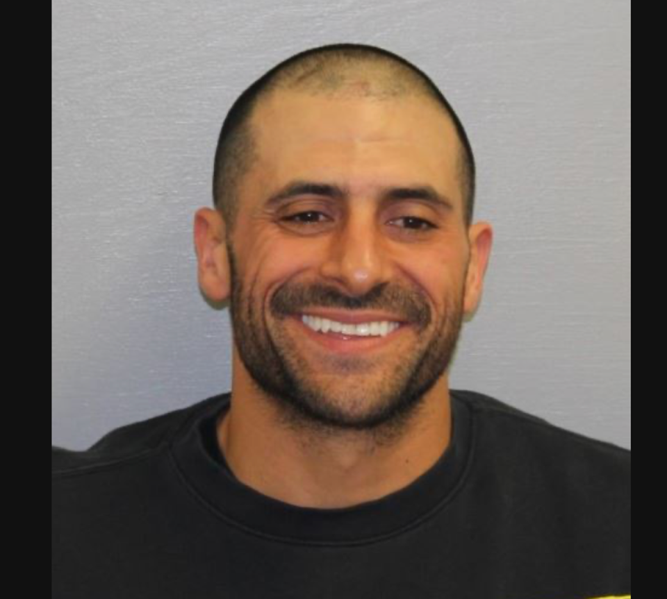 Dennis DJ Hernandez, brother of former NFL tight end Aaron Hernandez, was arrested by police in Massachusetts (Bristol Police)