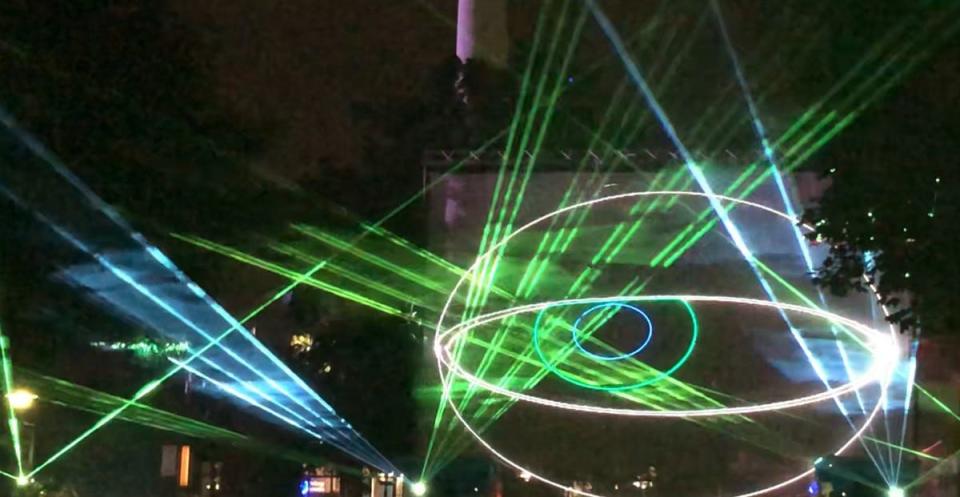 The Laser Light Extravaganza is one of the new additions to the 2023 Oklahoma State Fair.