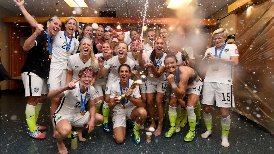 Members of the USWNT's victorious 2015 roster spoke of the legacy left on them by the 99ers. - Lars Baron/FIFA/Getty Images