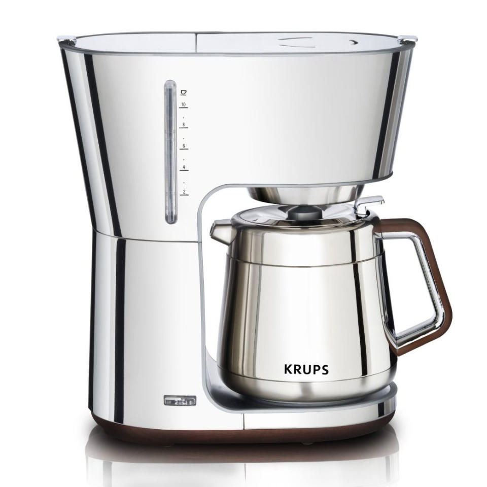 Krups Silver Art Collection Thermal Carafe Coffee Maker