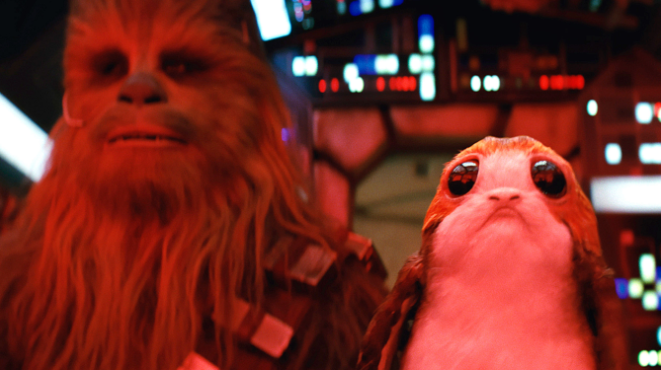 This “Star Wars: The Last Jedi” teaser hints at tension between Chewie and a Porg, and it’s making us really nervous