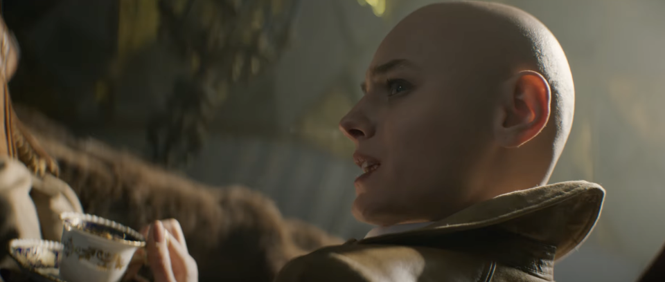 We get several scenes of Emma Corrin as Cassandra Nova in the trailer. In the comics, Nova is the evil twin sister of Charles Xavier, who we know as Professor X. While in the womb, Xavier became aware of his evil counterpart, who was more of an 