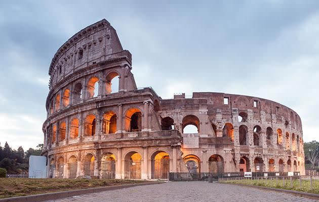 The historic Colosseum in Rome. Photo: Getty