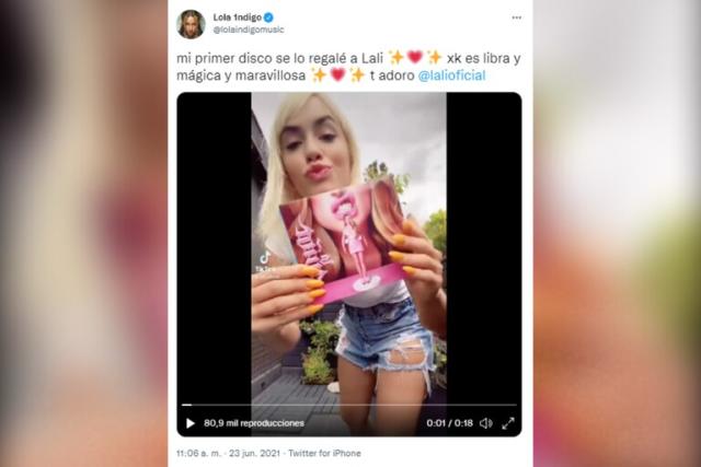 LIGUE LOLA ÍNDIGO Esta es la cantante argentina con la que estaría  saliendo Lola Índigo: El video que circula por redes y que aviva los rumores