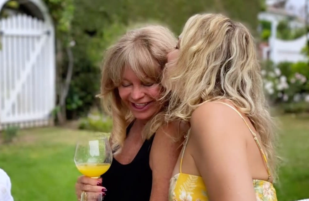 Kate Hudson has heaped praise on her ‘beautiful and inspiring’ mum Goldie Hawn to mark the Hollywood veteran’s 78th birthday credit:Bang Showbiz