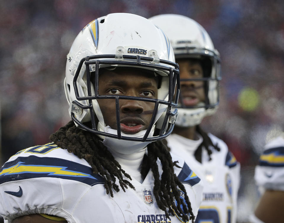 Los Angeles Chargers running back Melvin Gordon said his teammates support him in his quest to get a contract extension from the team. (AP)