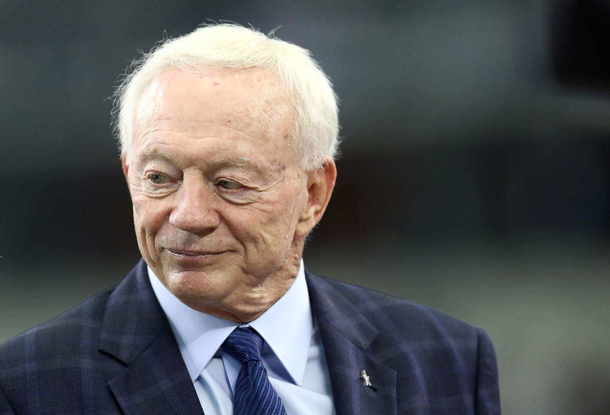 A 7-year-old wrote a letter to Cowboys owner Jerry Jones after the team fell to the Titans on Monday, hilariously expressing his growing frustration with the season. (Getty)