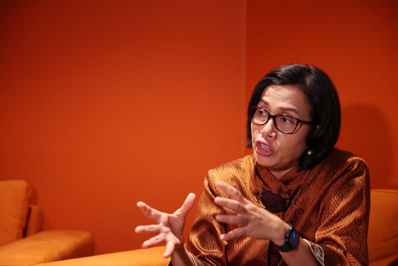 Exclusive interview with Indonesia's Finance Minister Mulyani Indrawati on the sidelines of the ADB meeting