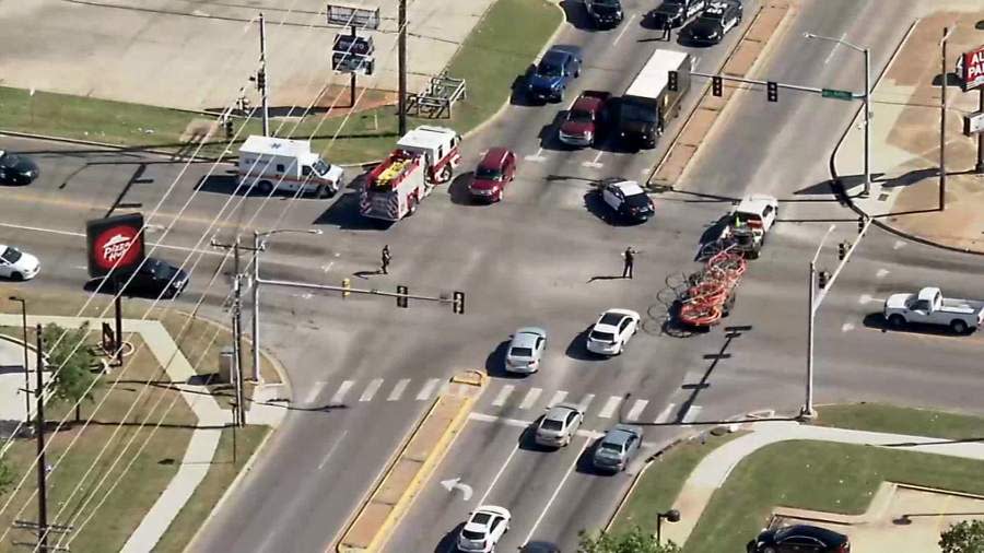 image of intersection where wreck occured