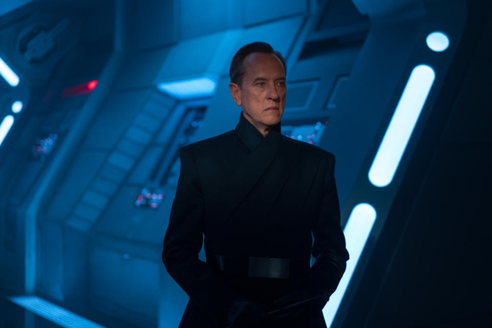 Richard E Grant in Star Wars: The Rise of Skywalker. (Disney)