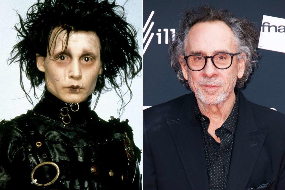 <p>20TH CENTURY FOX/Cinematic/Alamy; Julien Hekimian/Getty</p> Johnny Depp as Edward Scissorhands; Tim Burton