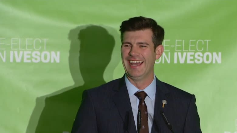 Don Iveson easily wins 2nd term as Edmonton mayor