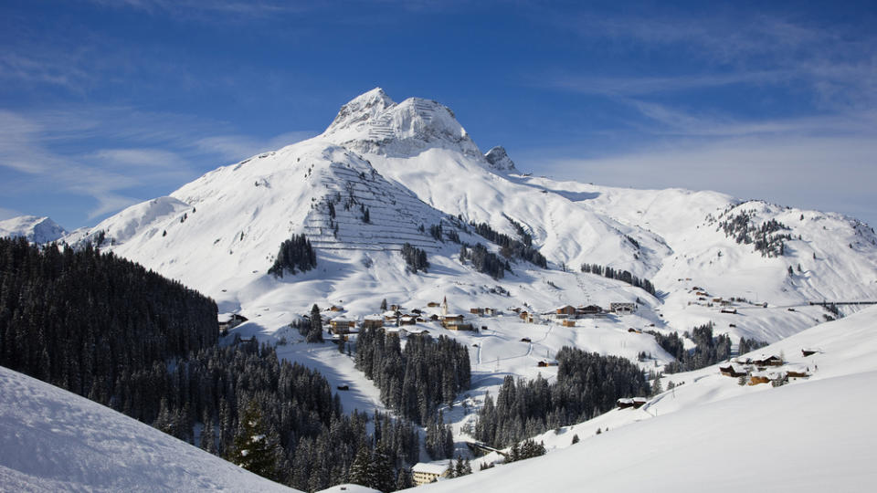 Kleines Dorf mit großem Skiangebot: Warth