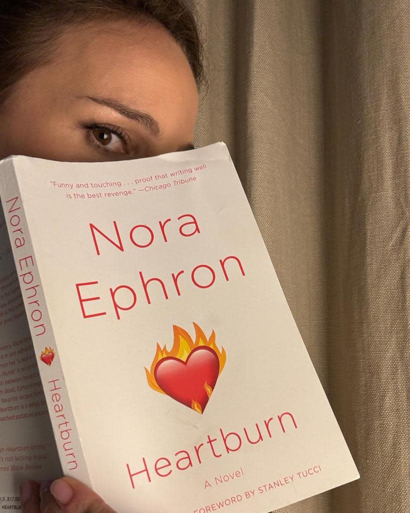 Natalie Portman read a book about marriage and infidelity on March 1. Natalie Portman/Instagram