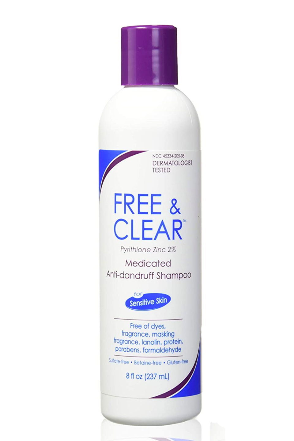 3) Vanicream Free & Clear Medicated Anti-Dandruff Shampoo