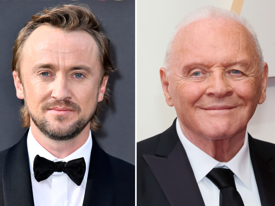 Tom Felton and Anthony Hopkins (Getty Images)