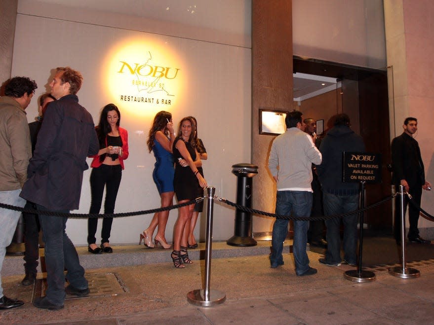 Nobu restaurant in London.