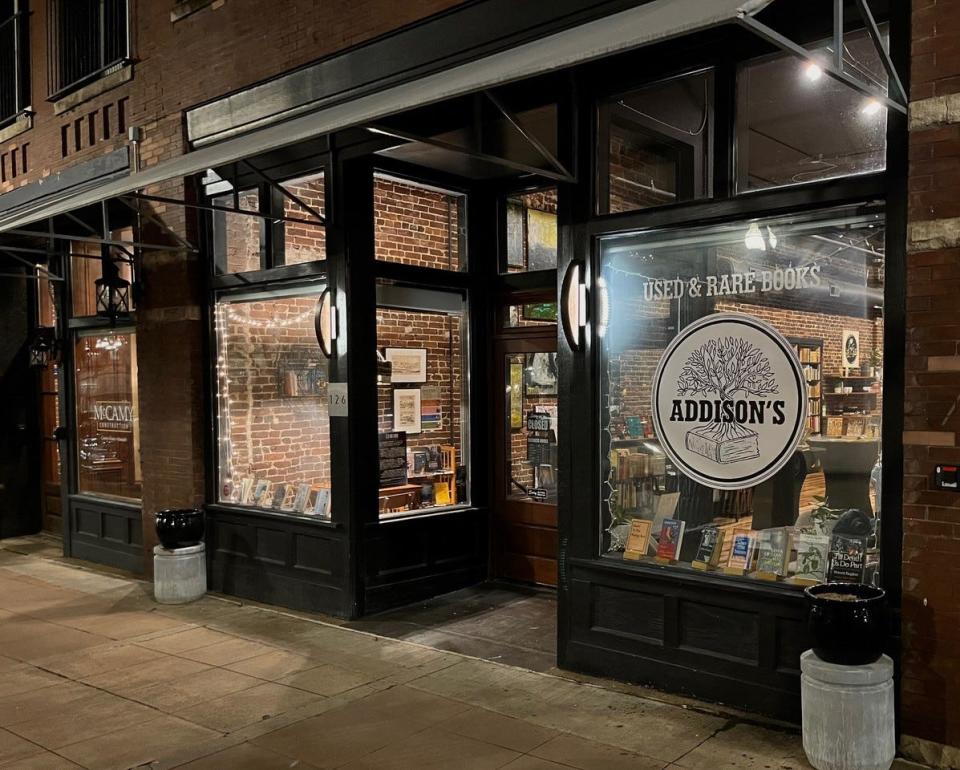 Addison’s Bookstore is in the 100 block of Gay Street.