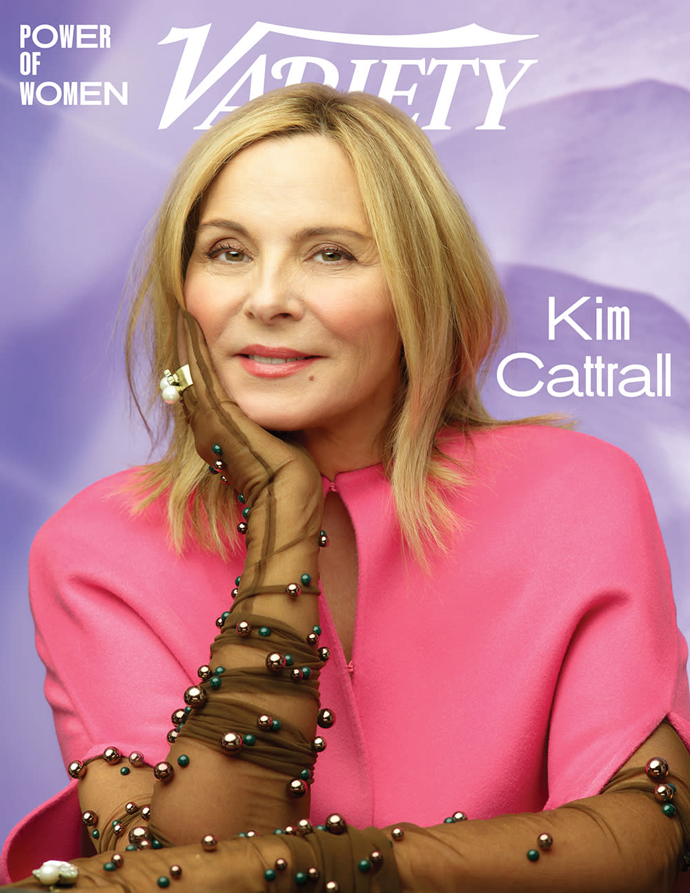 Kim Cattrall graces the cover of Variety for its Power of Women issue. (Photography by Jill Greenberg for Variety) 
