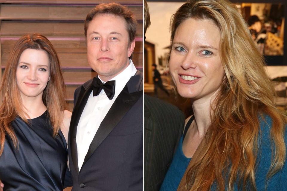 WEST HOLLYWOOD, CA - MARCH 02: Actress Talulah Riley (L) and CEO of Tesla Motors Elon Musk attend the 2014 Vanity Fair Oscar Party hosted by Graydon Carter on March 2, 2014 in West Hollywood, California. (Photo by Alberto E. Rodriguez/WireImage) LOS ANGELES, CA - DECEMBER 11: Matt Petersen, Sustainability Chief City of Los Angeles (L) and Justine Musk (R) pose at the Annenberg Space for Photography Opening Reception for &quot;Sink or Swim: Designing for a Sea Change&quot; at the Annenberg Space for Photography on December 11, 2014, in Los Angeles, California. (Photo by Ryan Miller/Getty Images)